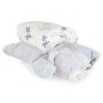 Baby Blanket 90/75 cm with a pillow Sleepy bear pink