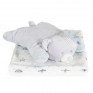 Baby Blanket 90/75 cm with a pillow Sleepy bear pink