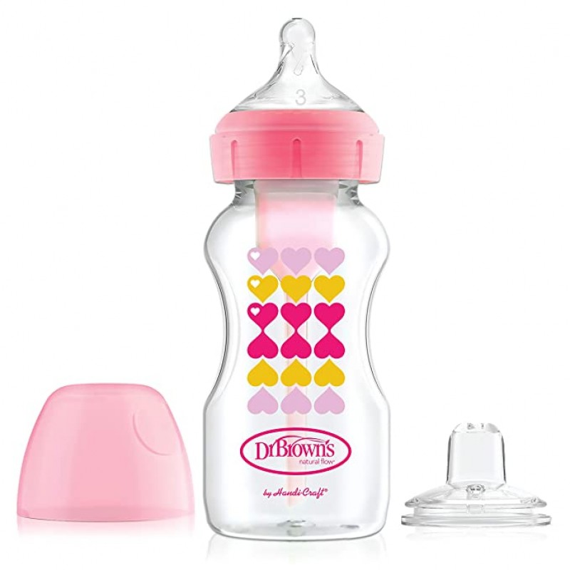 Dr Browns Pink Transition Bottle 270ml