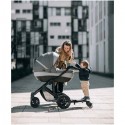 Universal buggy board with seat and handle
