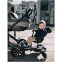 Universal buggy board with seat and handle