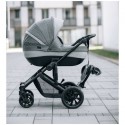 Universal buggy board with seat and handle