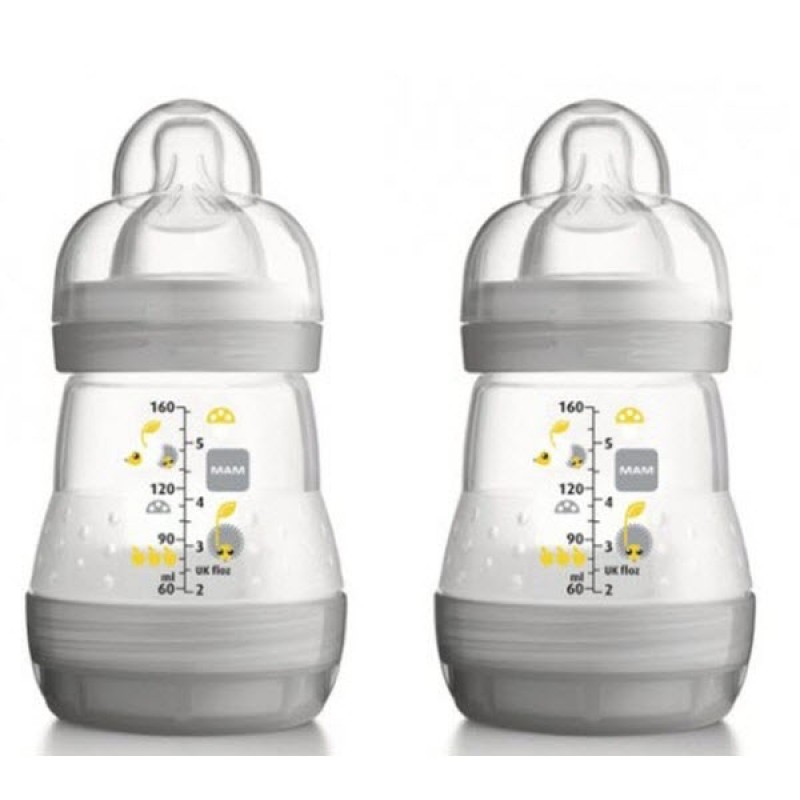 Mam 160ml deals bottles grey