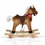 Plush rocking horse with wheels Chipper