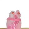 Plush rocking horse Rose  pink