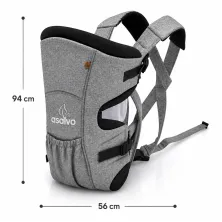 baby carrier grey