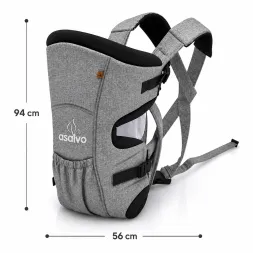 baby carrier grey