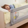 150cm Bed Rail for Standard Bed, Elephant Grey