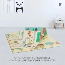 Playmat 120X180 Animals-City