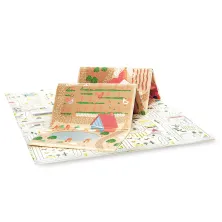 XXL Folding Play Mat 200x180cm Funmat City-Forest