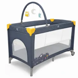 Travel Cot Complete Duo Grey Hedgehog
