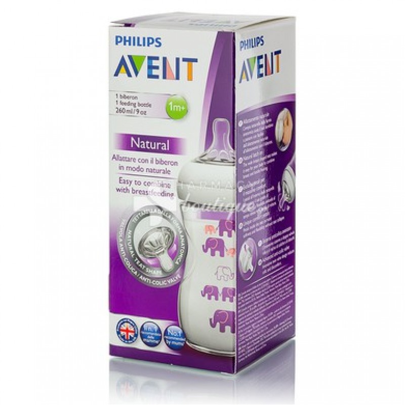 Accessoires Avent Natural biberon 260ml - 1M+ PHILIPS AVENT