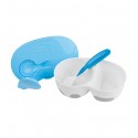 babyono 2 Chamber Bowl with Spoon