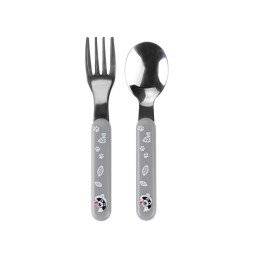   BABYONO SPOON AND STAINLESS STEEL FORK