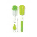 babyono Set of brushes for bottles and teats - green