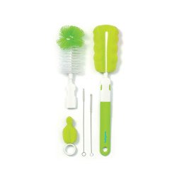 babyono Set of brushes for bottles and teats - green