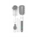 babyono Set of brushes for bottles and teats - grey