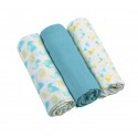 babyono Muslin Squares (blue mixed) 