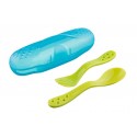   BABYONO BLUE / GREEN CUTLERY SET