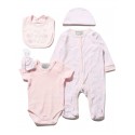 Rock A Bye Baby Gift Set (Newborn-6mths) - light pink