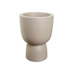 Hasmi Floor Flower Pots Cement Goblet Planters