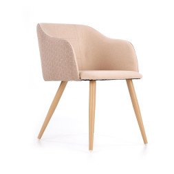 Umi Amber Unique Velvet Armchair With Armrest