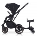 Universal buggy board with seat and handle