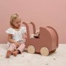 Little Dutch wooden Doll Pram FSC with textiles 