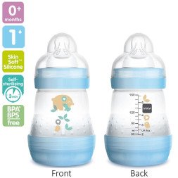 MAM Anti-Colic 160ml Bottle 2 Pack blue