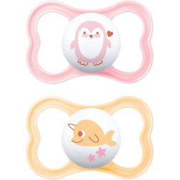 MAM Air 16m+ Soothers - girl
