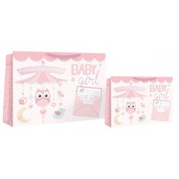 Baby shopper baby girl gift bag