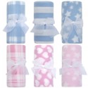 Baby Town Supersoft Babies Rolled Polar Blanket Wrap With Gift 
