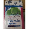 Muslin Squares Packet of 12  - Blue Mixed 