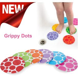 Munchkin Baby Non-slip Safety Colourful Grippy Heat Senses Suction Dots