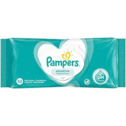 Pampers Sensitive Baby Wipes * 52