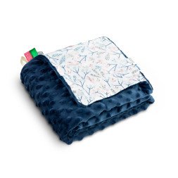 Baby Blanket minky navy