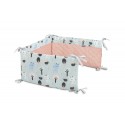 Bed Bumper Deer pink