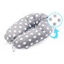 Feeding and Infant Support Pillow XL -GRAY STARS