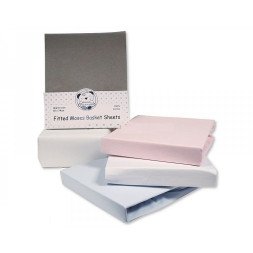 COTTON NEXT TO ME/MINI-COT SHEETS -- FITTED -- 2 PACK