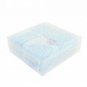 Boxed Deluxe Rosebud Wrap with Sherpa Back (Pink/Blue/Grey)