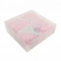 Boxed Deluxe Rosebud Wrap with Sherpa Back (Pink/Blue/Grey)