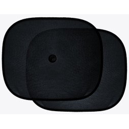 2x Black Car Window UV Protection Sunshades