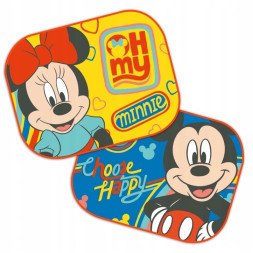 2x Disney Mickey Car Window UV Protection Sunshades