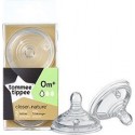 Tommee Tippee Closer to Nature 2 Slow Flow Teats 0 M+