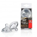 Tommee Tippee Closer to Nature Fast Flow Teats - 6m+